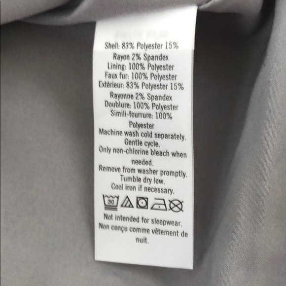 Janie and Jack Faux Fur Trim Belted Coat Gray Pink - Picture 8 of 11